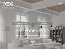 Tablet Screenshot of coopsinteriors.com